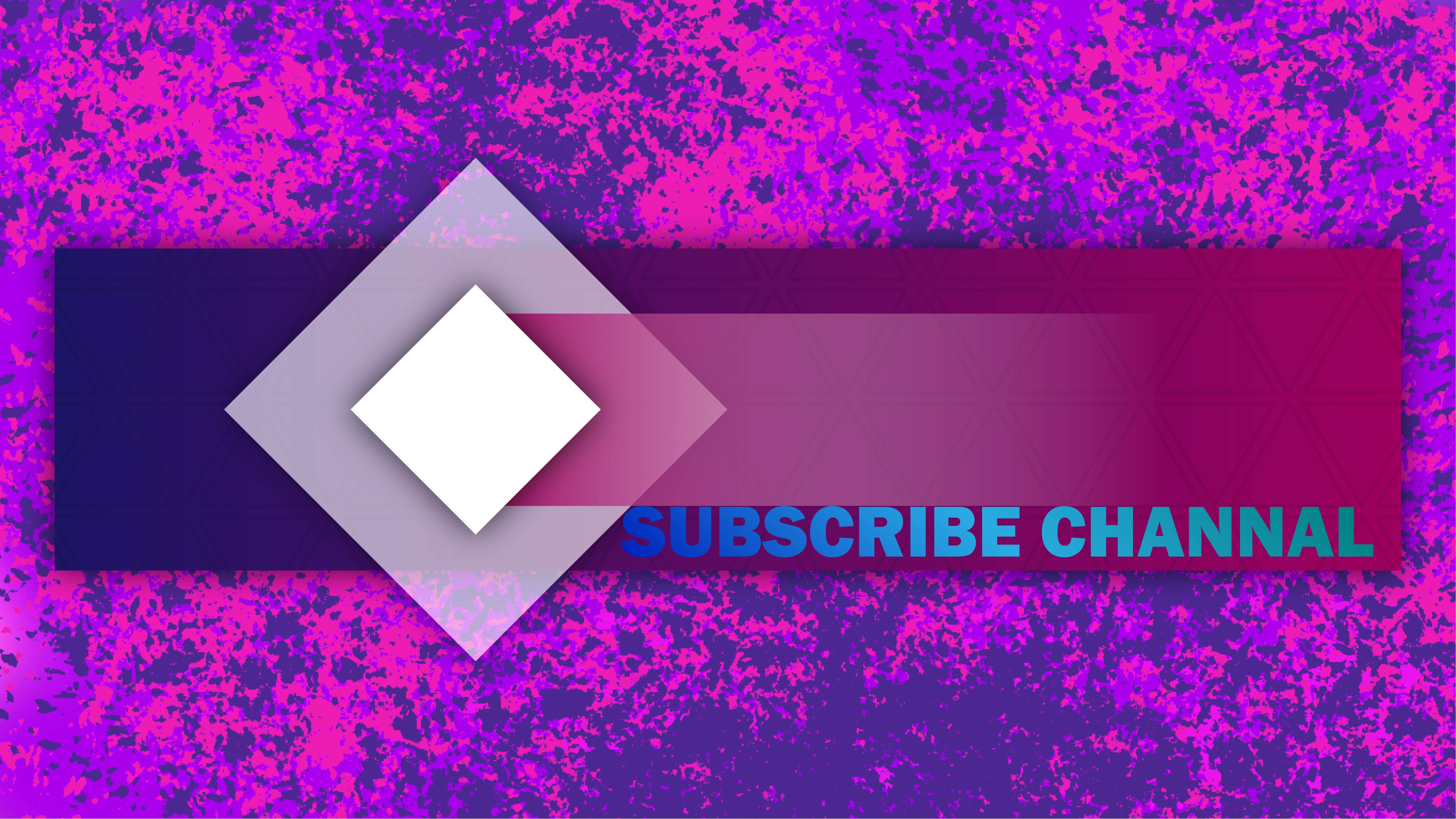 1024 x 576 pixels YT banner Purple color cover for YT channal - veeForu