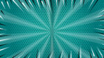 Cyan teal color background.