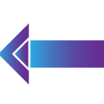 Purple Cyan and teal color Gradient hand drawn arrow png