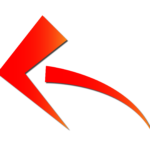 Red arrow clipart png