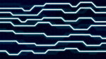 Technology Blockchain Background blue sci fi futuristic background.