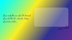 cyan yellow blue with rectangle glassmorphism banner free youtube end screen template