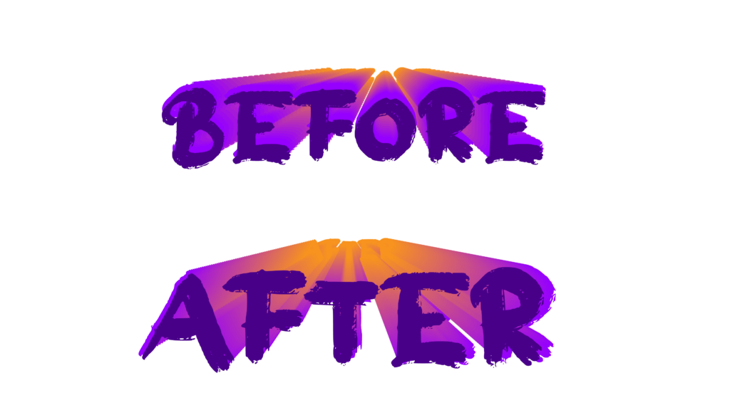 Comic purple color before after png photo