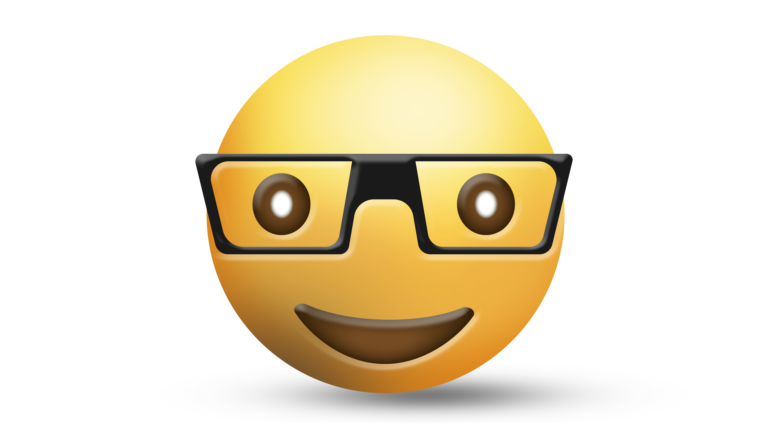Goggles Smiley Emoji copyright free