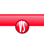 Red lower third versus icon png free download.