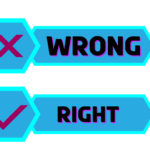Sci fi right and wrong symbol png.