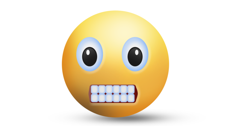 Shocked smiley Emoji copyright png free