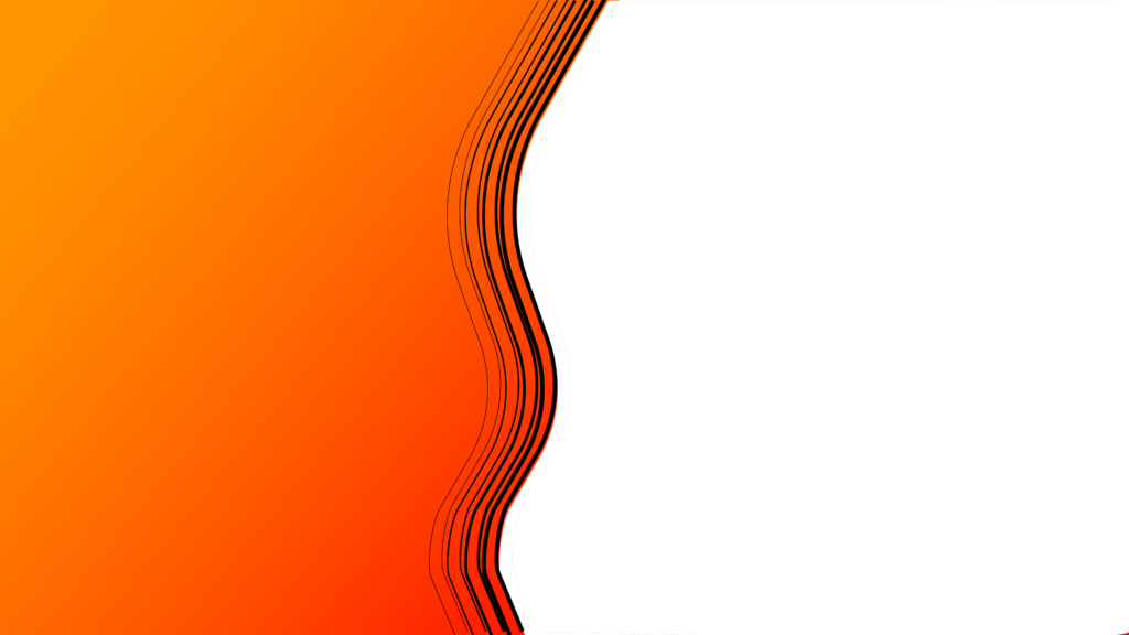 Simple one sided gradient wave stroke Orange Color dark Orange Color youtube thumbnail template
