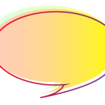 Simple yellow and orange call out png jpg