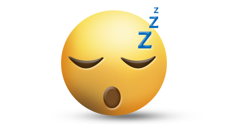 Sleeping Smiley Emoji 4k png images