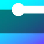Trending two sided design for podcast cyan Color youtube thumbnail template