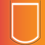 centerd cylender shped banner gradient dark Orange Color youtube thumbnail template