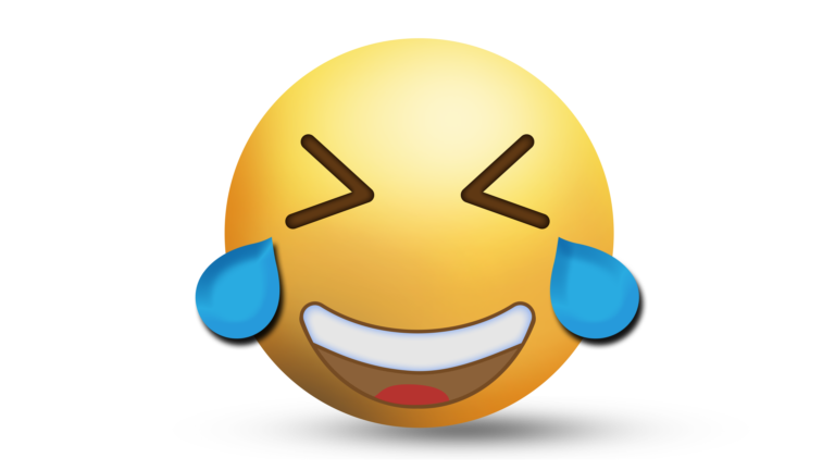 crying laughing Smiley Emoji HD png