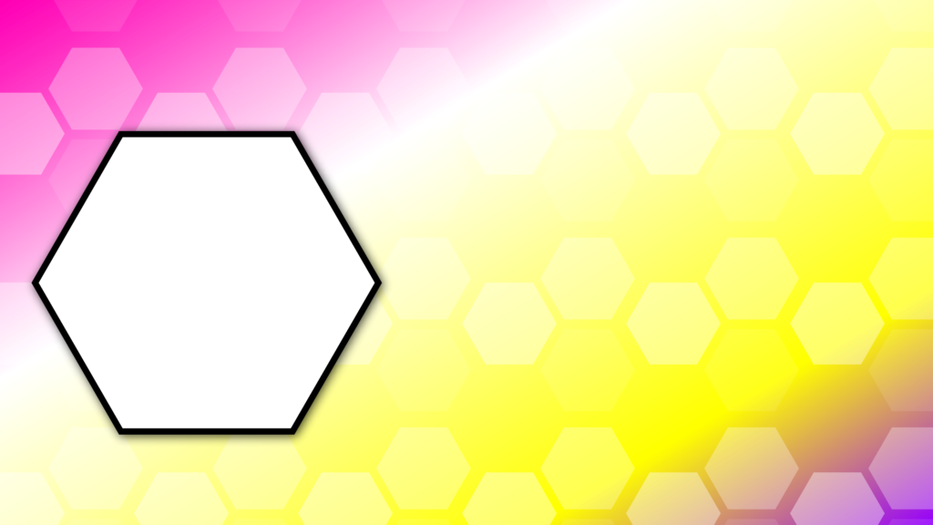 hexagon pattern background with hexagon for text pink Color youtube thumbnail template