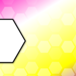hexagon pattern background with hexagon for text pink Color youtube thumbnail template