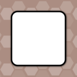 honeycomb background with square placed centre for subject brown Color youtube thumbnail template