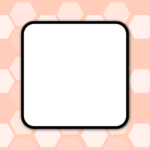 honeycomb background with square placed centre for subject skin Color darkOrange Color youtube thumbnail template