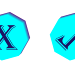 right and wrong in Hexagone png.