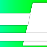 two oposite colored gradient green Color youtube thumbnail template