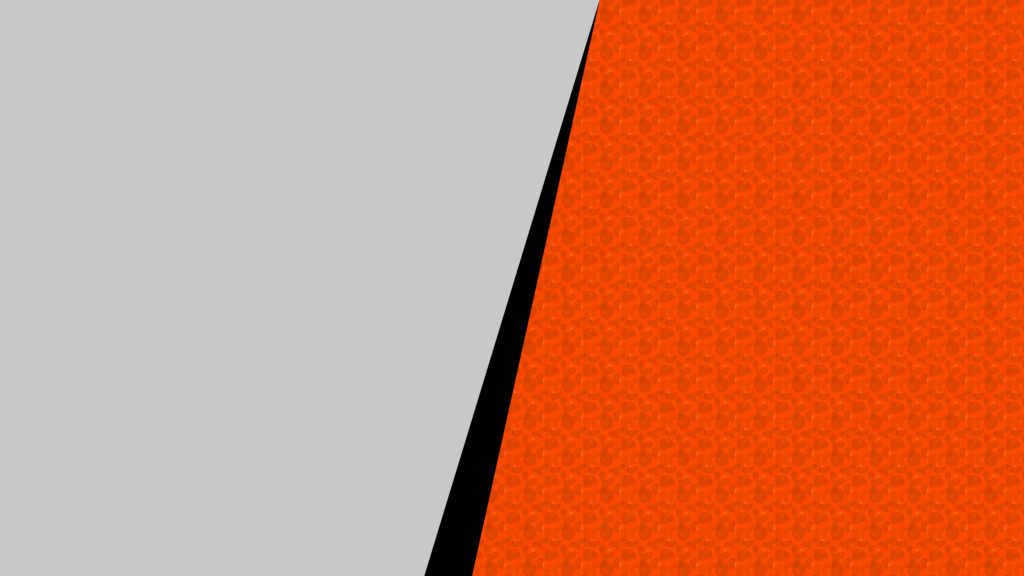 two sided centerd with black stroke vs design Orange Color youtube thumbnail template