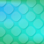 Green color abstract background with square pattern.