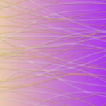 Wave yellow purple gradient abstract background.
