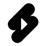 Black color youtube shorts png