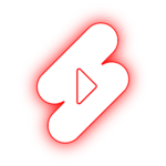 White youtube shorts logo download