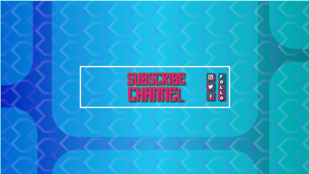 Gradient background for YT cover and subscribe channal text included