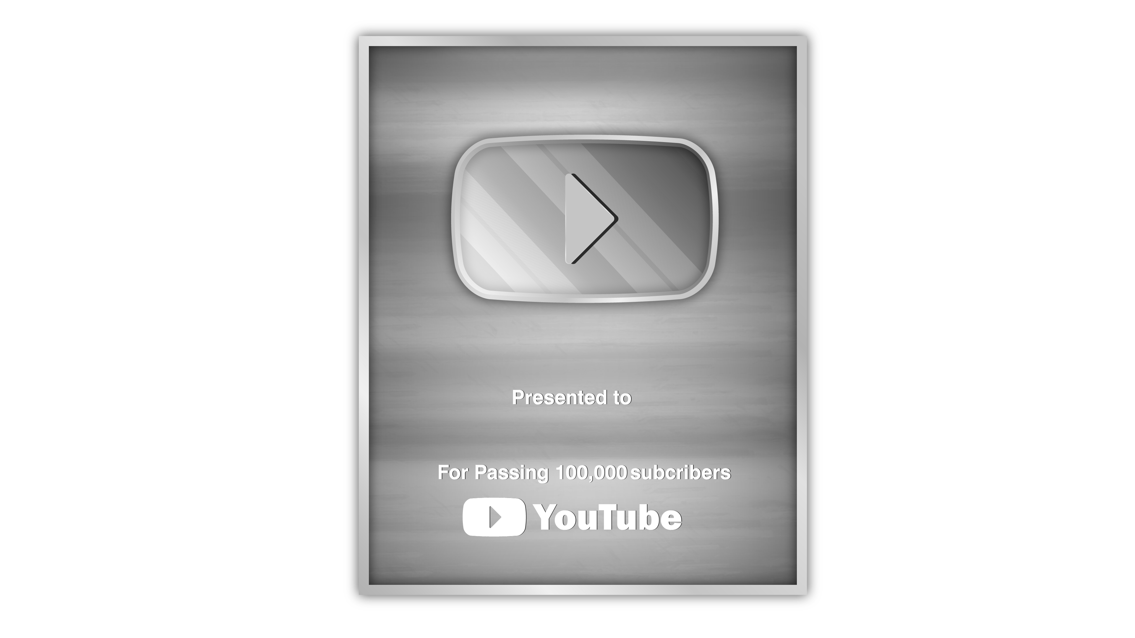 0 Result Images of Silver Play Button Png Hd - PNG Image Collection