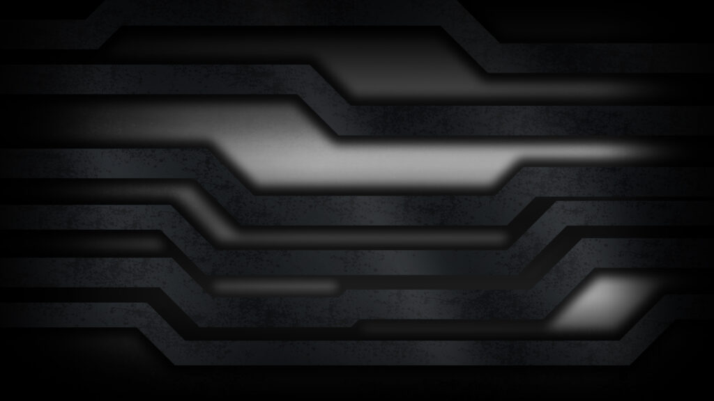 Abstract metal carbon texture with arrow black contrast on dark futuristic technology Gaming background