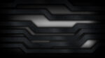 Abstract metal carbon texture with arrow black contrast on dark futuristic technology Gaming background
