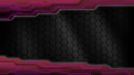 Carbon shapes background Overlapped D Hexagon Technology Glowing Gradient Pink Metallic gaming background