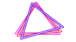 Triangle Neon PNG Images Free Download of Glowing Abstract Triangular Photos with Transparent Background