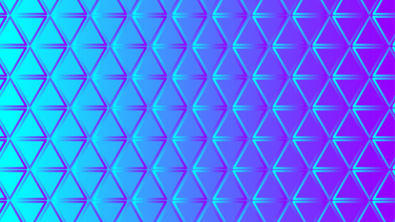 Abstract background blue cyan continuous triangles