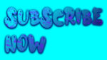 Subscribe now text image in blue color