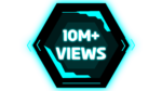 10 Million View PNGs Sci Fi Inspired hexagon UI Designs with Virtual Screens and Cyan Lines