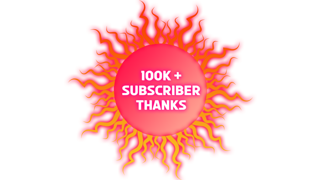 100K subscriber complate thanks image red png