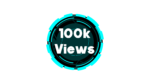 100k Views PNG Downloads Stunning circle Graphics with Black and Cyan sci fi HUD Displays