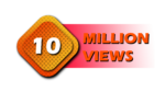 10m 10 million views youtube Ten million icon Orange Free download