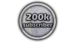 200K subscriber complate PNG Free Download 200k Subs PnG