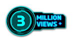 3 Million View PNG Downloads Stunning circle Graphics with Black and Cyan sci fi HUD Displays