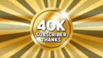 40K subscriber complete thanks thank you so much msg image png