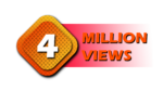 4m million views youtube Four million icon Orange Free download