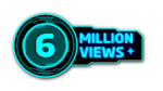 6 Million View PNG Downloads Stunning circle Graphics with Black and Cyan sci fi HUD Displays