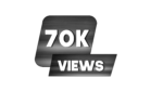 70 k Youtube videos views icon png free