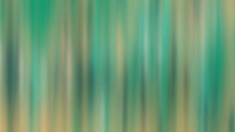 Abstract Green Background with Waves of Smooth Lines