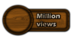 Celebrate Your Success with Free Iconic Million Views PNG Images wood style M views pngs