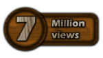 Celebrate Your Success with Free Iconic Seven Million Views PNG Images wood style 7M views pngs