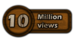 Celebrate Your Success with Free Iconic Ten Million Views PNG Images wood style 10M views pngs